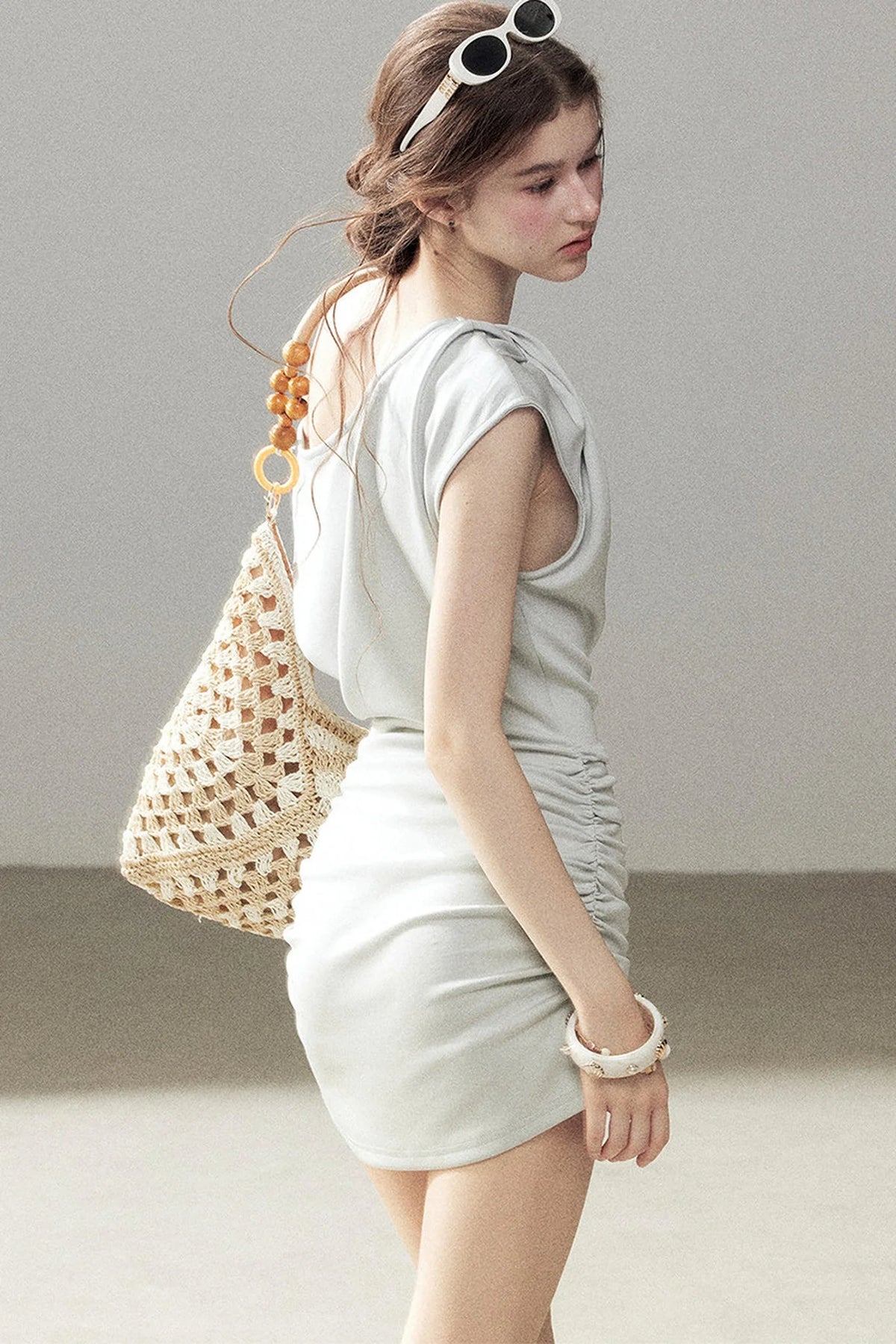Minimalist Off-Shoulder Dress