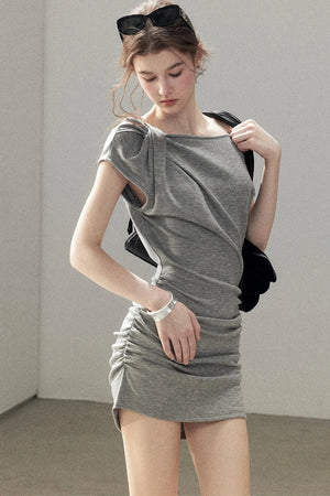 Minimalist Off-Shoulder Dress