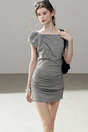 Minimalist Off-Shoulder Dress