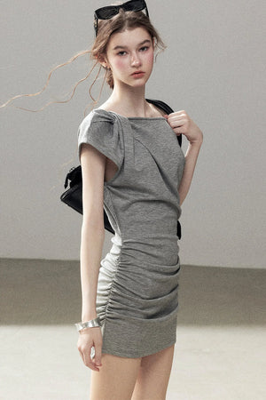 Minimalist Off-Shoulder Dress