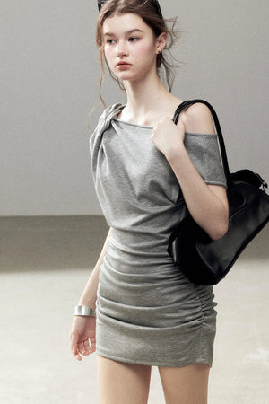 Minimalist Off-Shoulder Dress