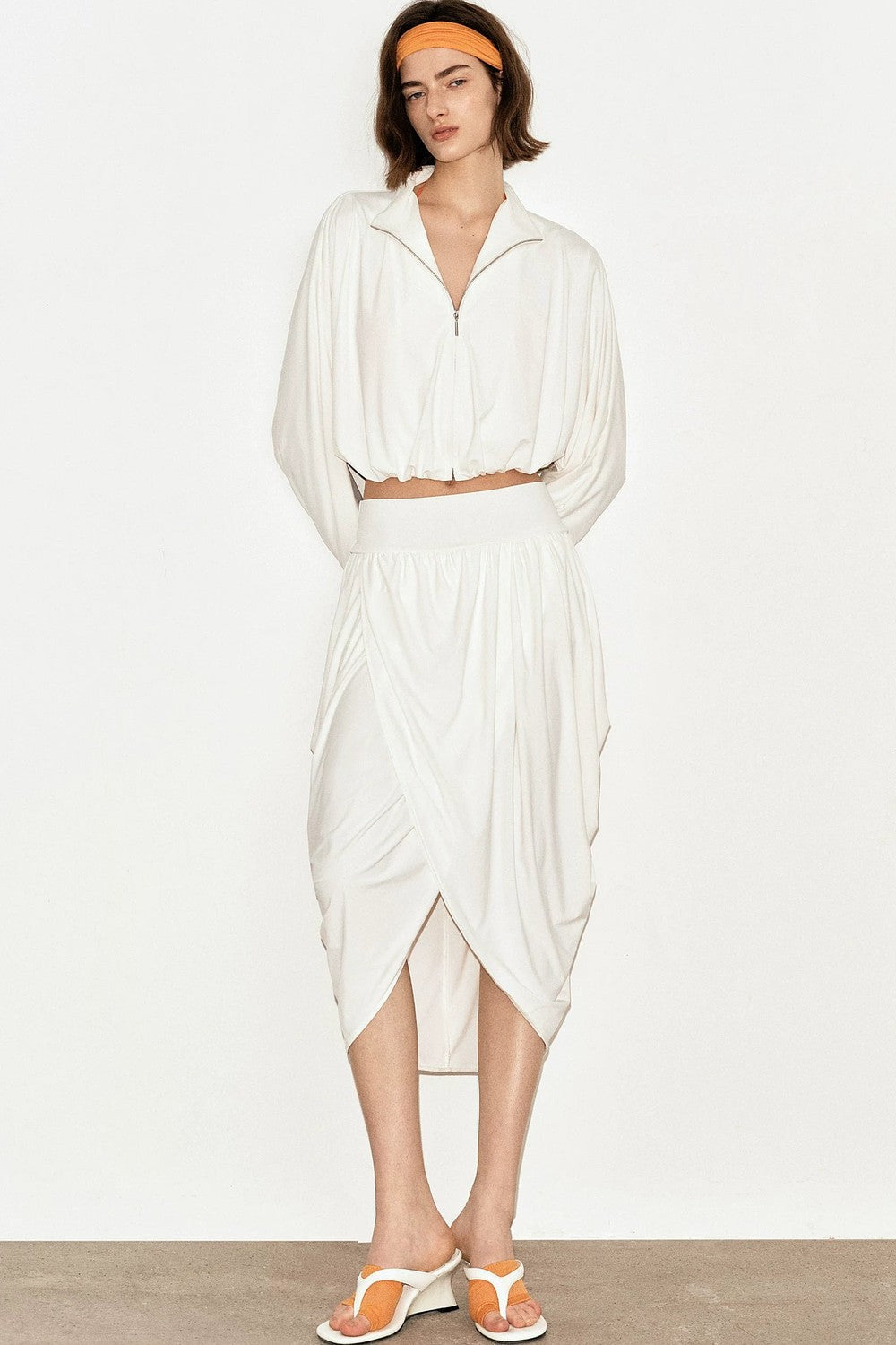 Minimalist Pleated Lightweight Top
