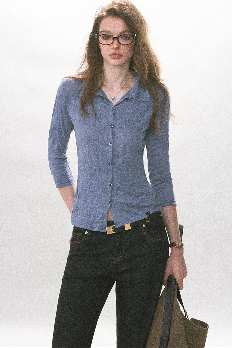 Minimalist Square Buckle Belt