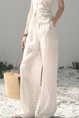 Minimalist Summer Off-Shoulder Top Set-Up