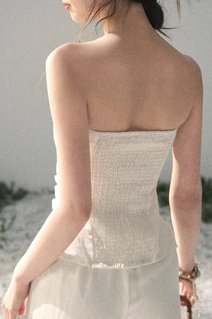 Minimalist Summer Off-Shoulder Top Set-Up