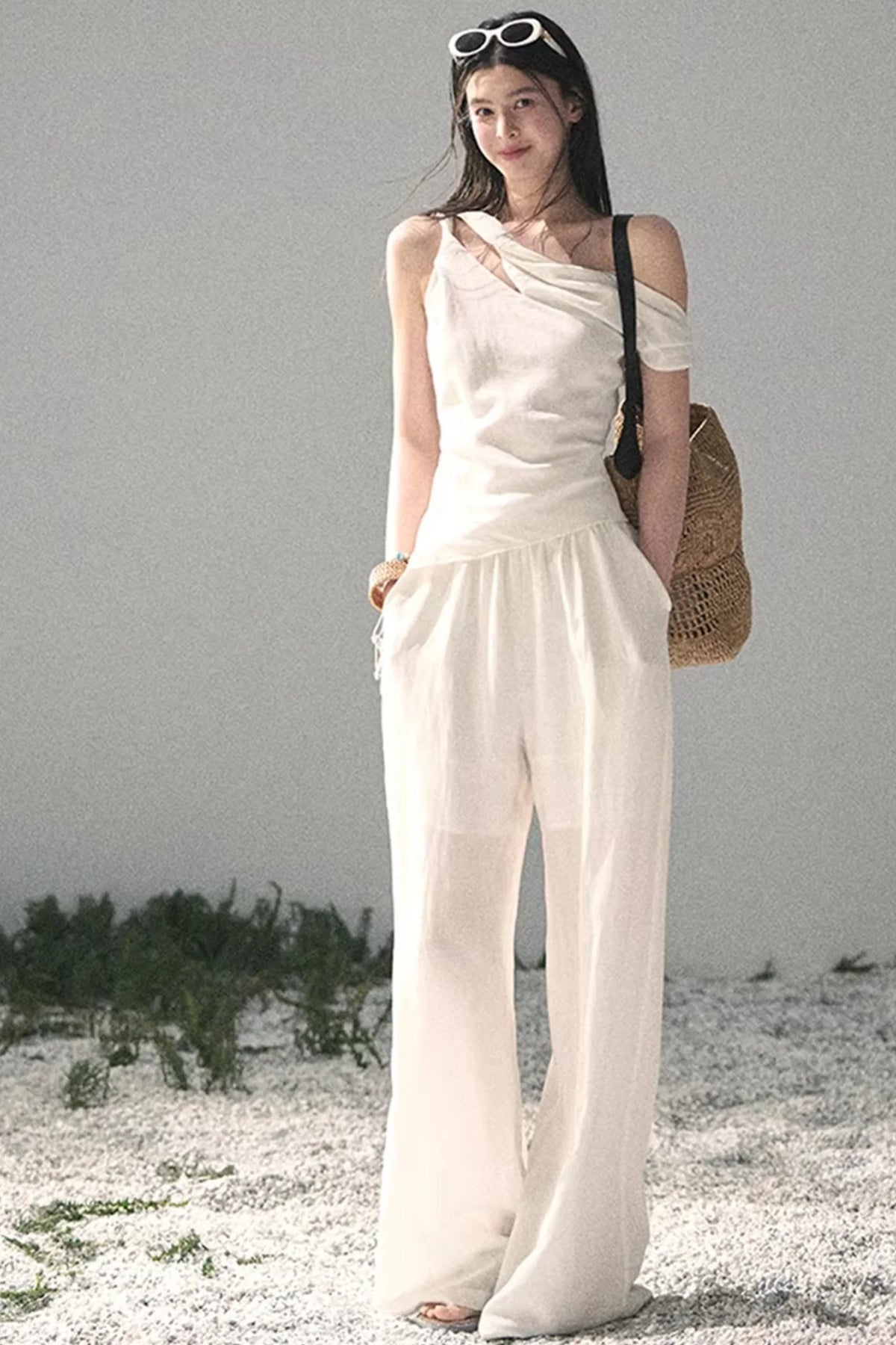 Minimalist Summer Top Pants Set-Up