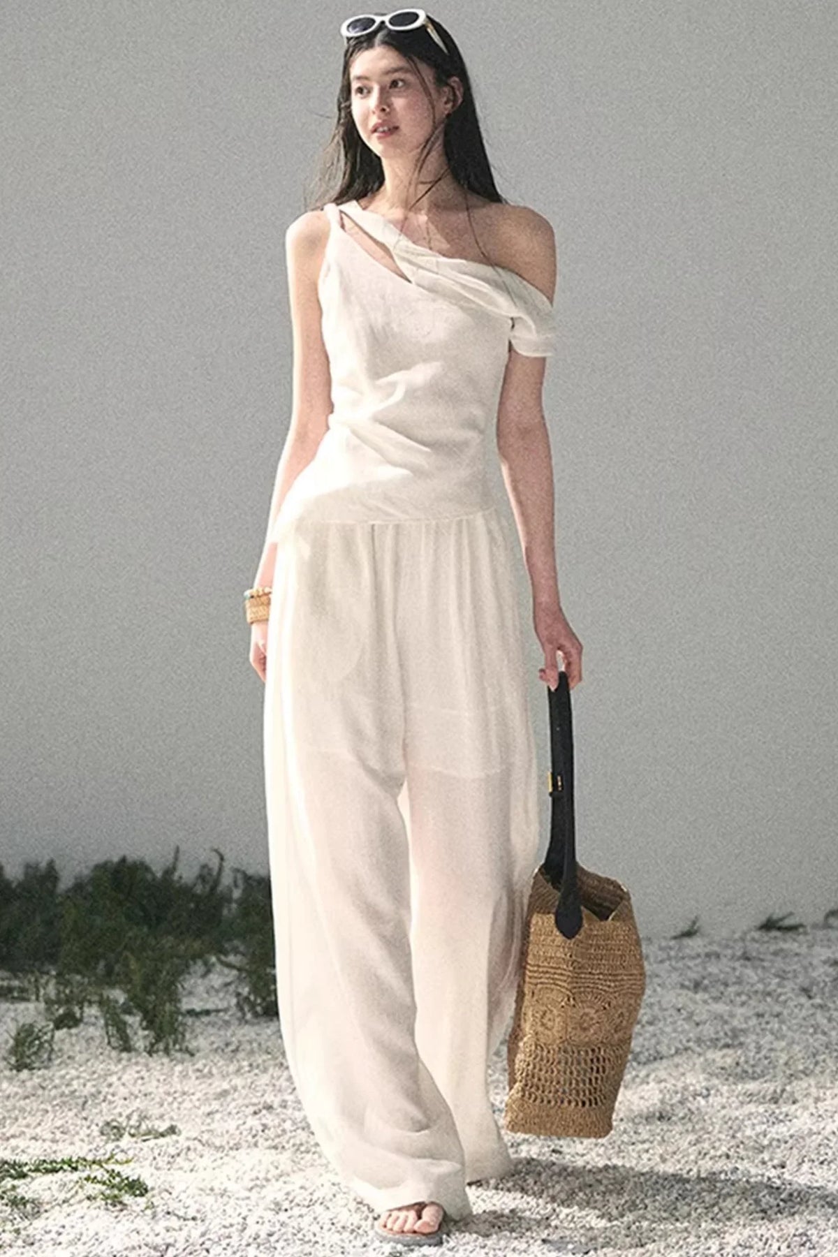 Minimalist Summer Top Pants Set-Up