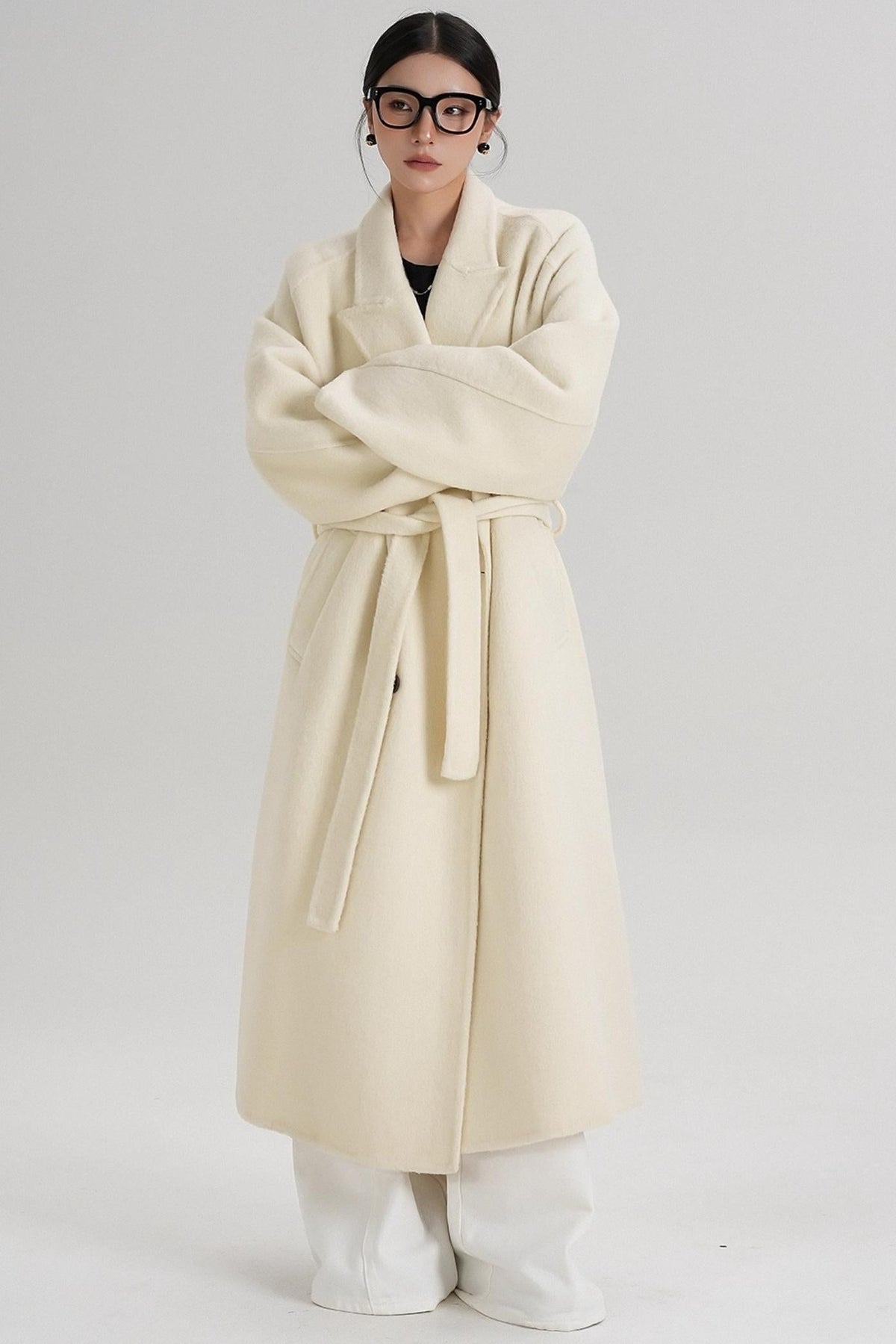 Minimalist Wool Long Jacket