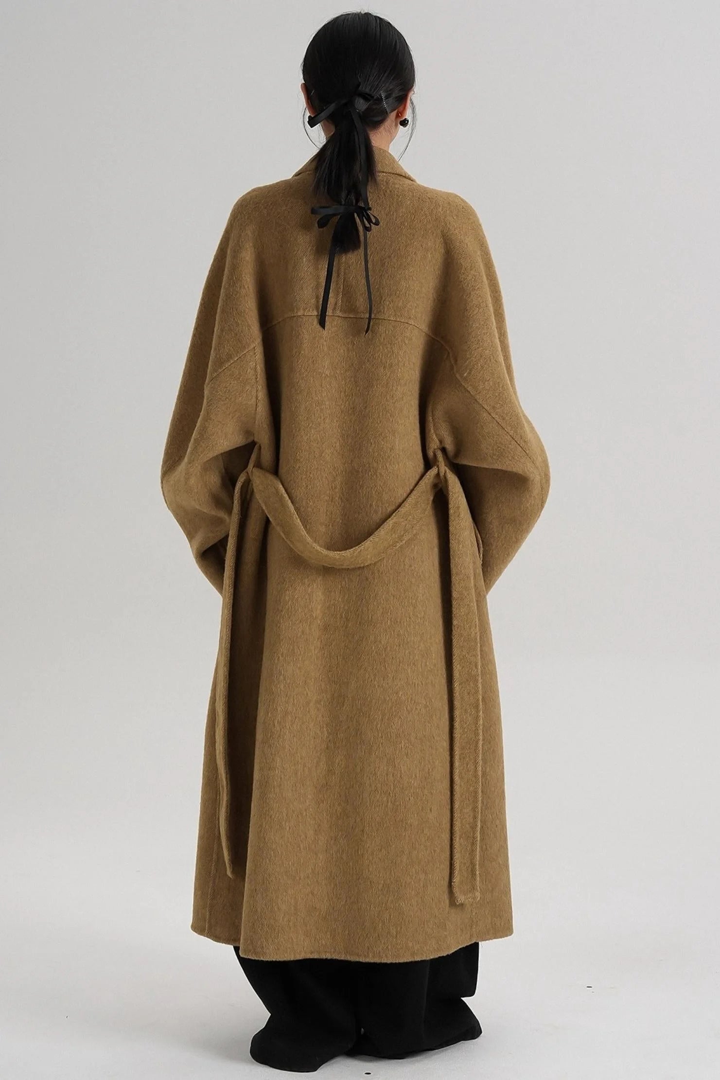 Minimalist Wool Long Jacket