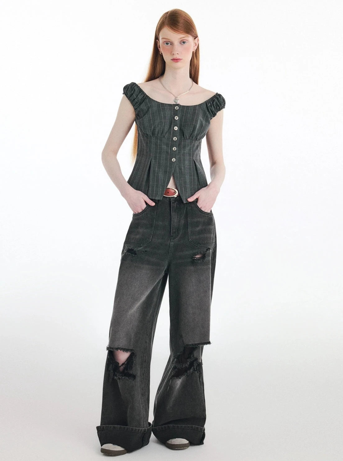 Minoet Square Neck Top