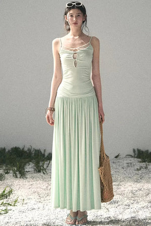 Mint Afternote Lace Two-Piece Set-Up
