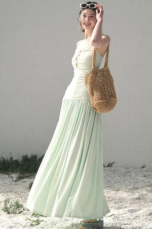 Mint Afternote Lace Two-Piece Set-Up