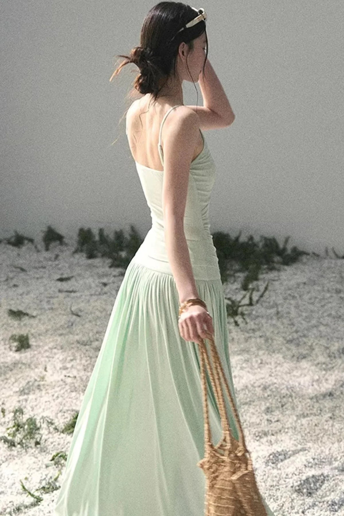Mint Afternote Lace Two-Piece Set-Up