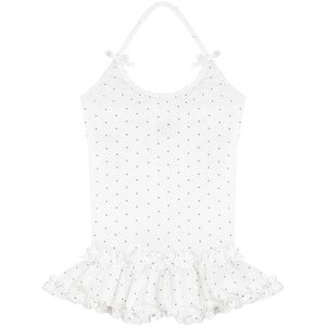 Mint Candy Lace Polka Dot Top