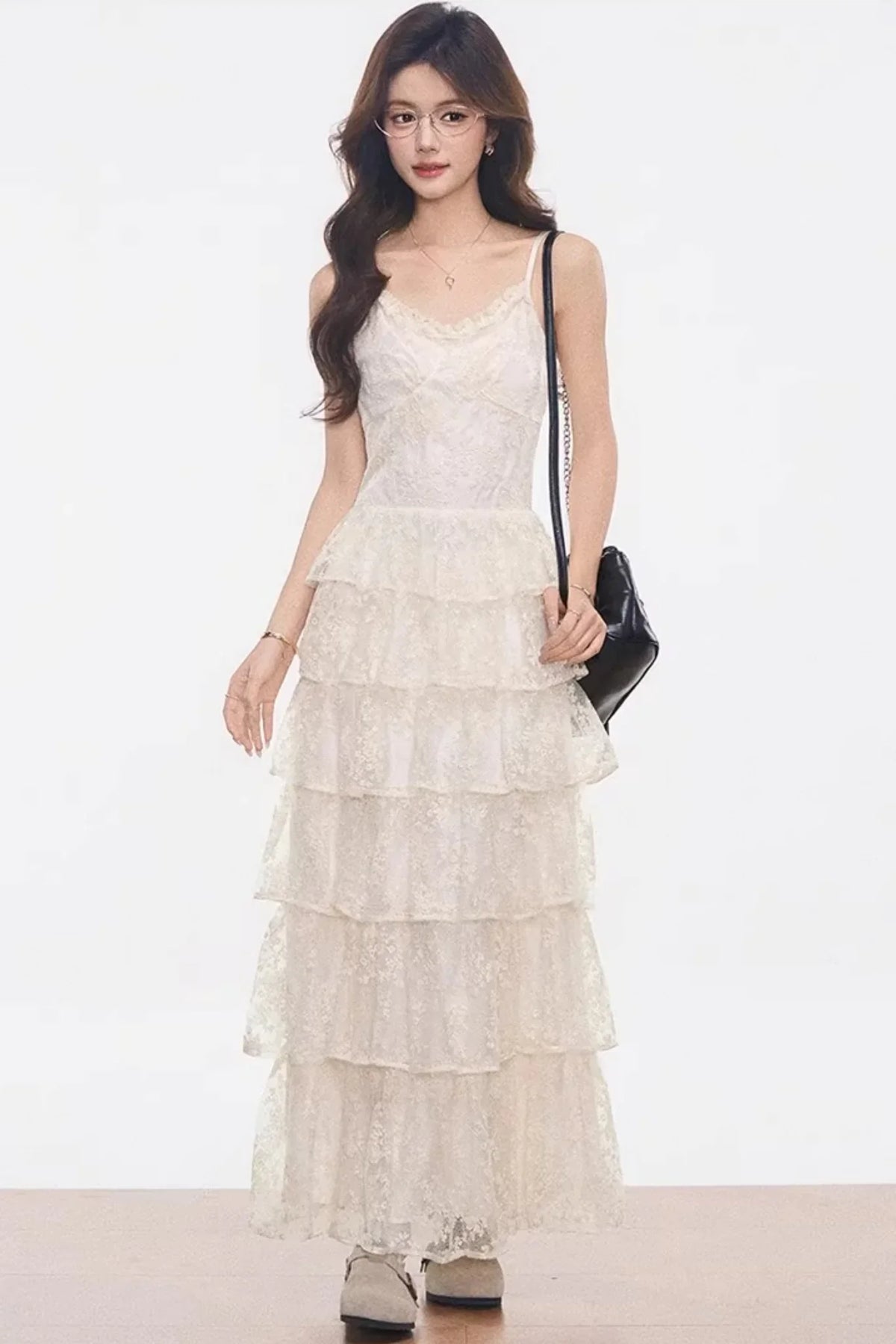 Mint Green Lace Dress Set-Up