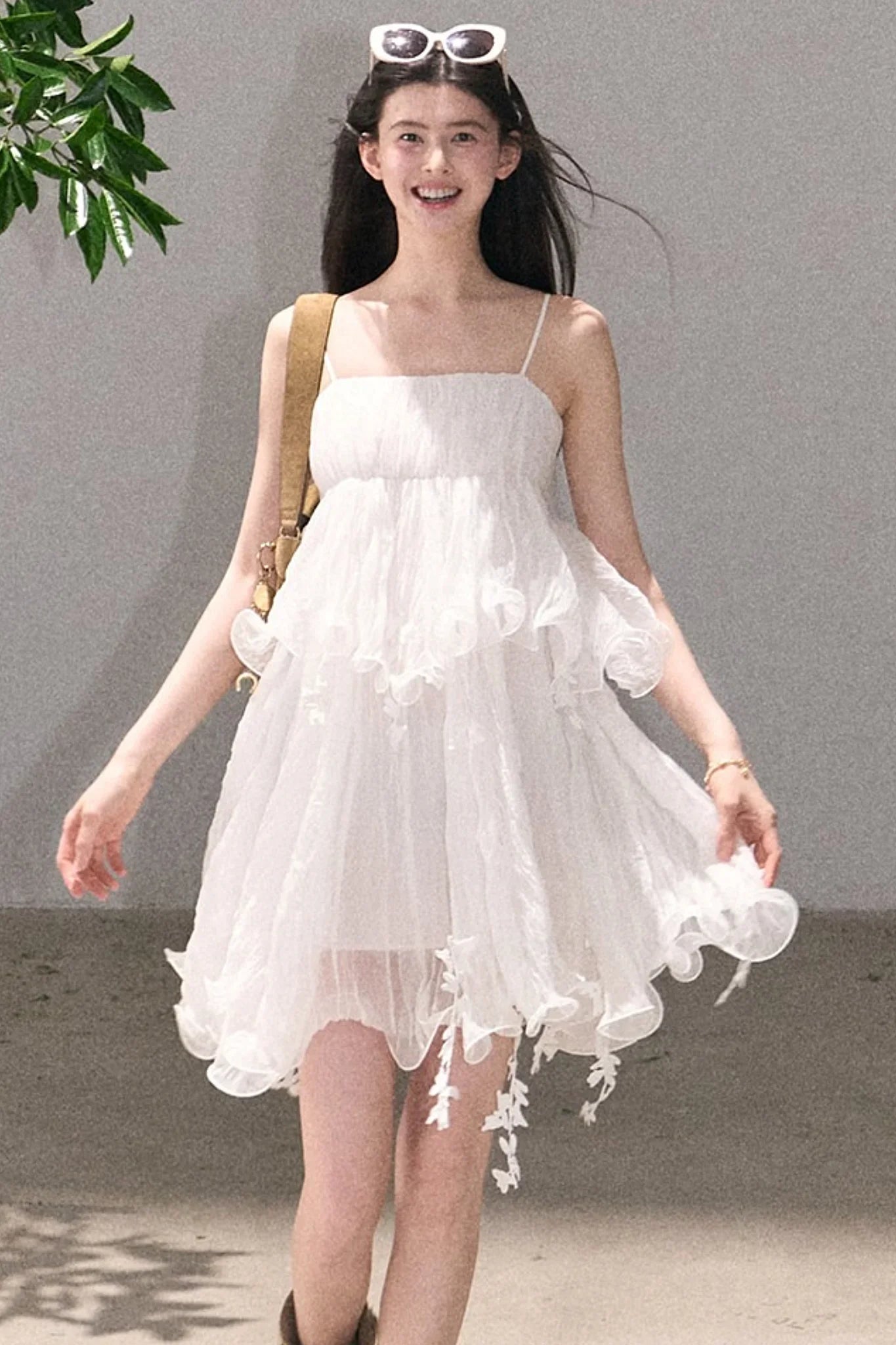 Mint Lace Spaghetti Strap Dress