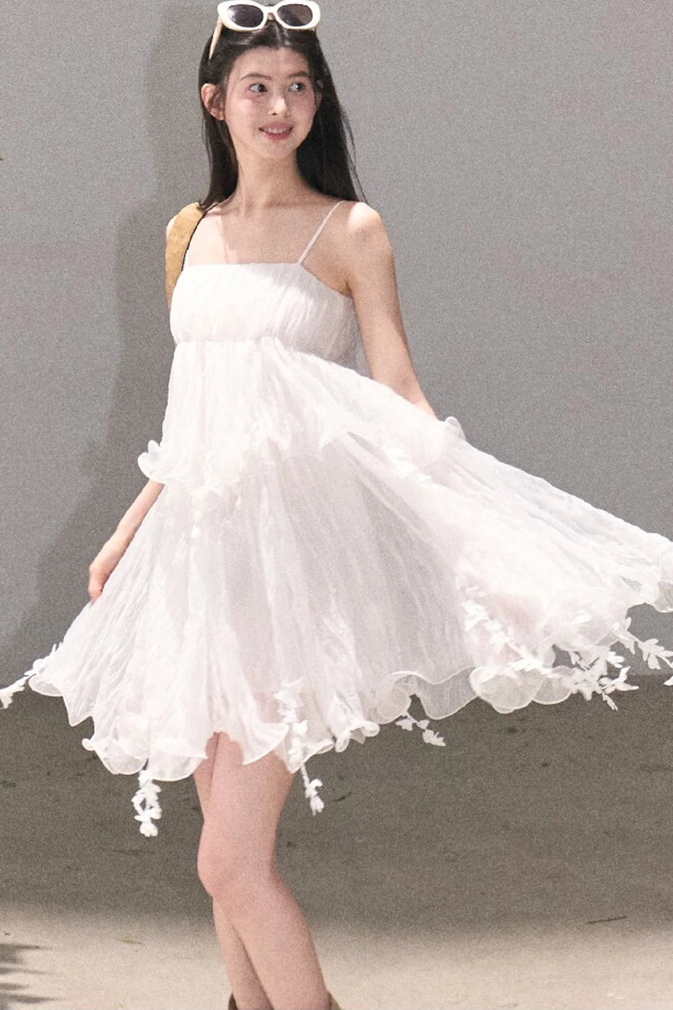 Mint Lace Spaghetti Strap Dress
