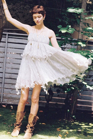 Mint Lace Spaghetti Strap Dress