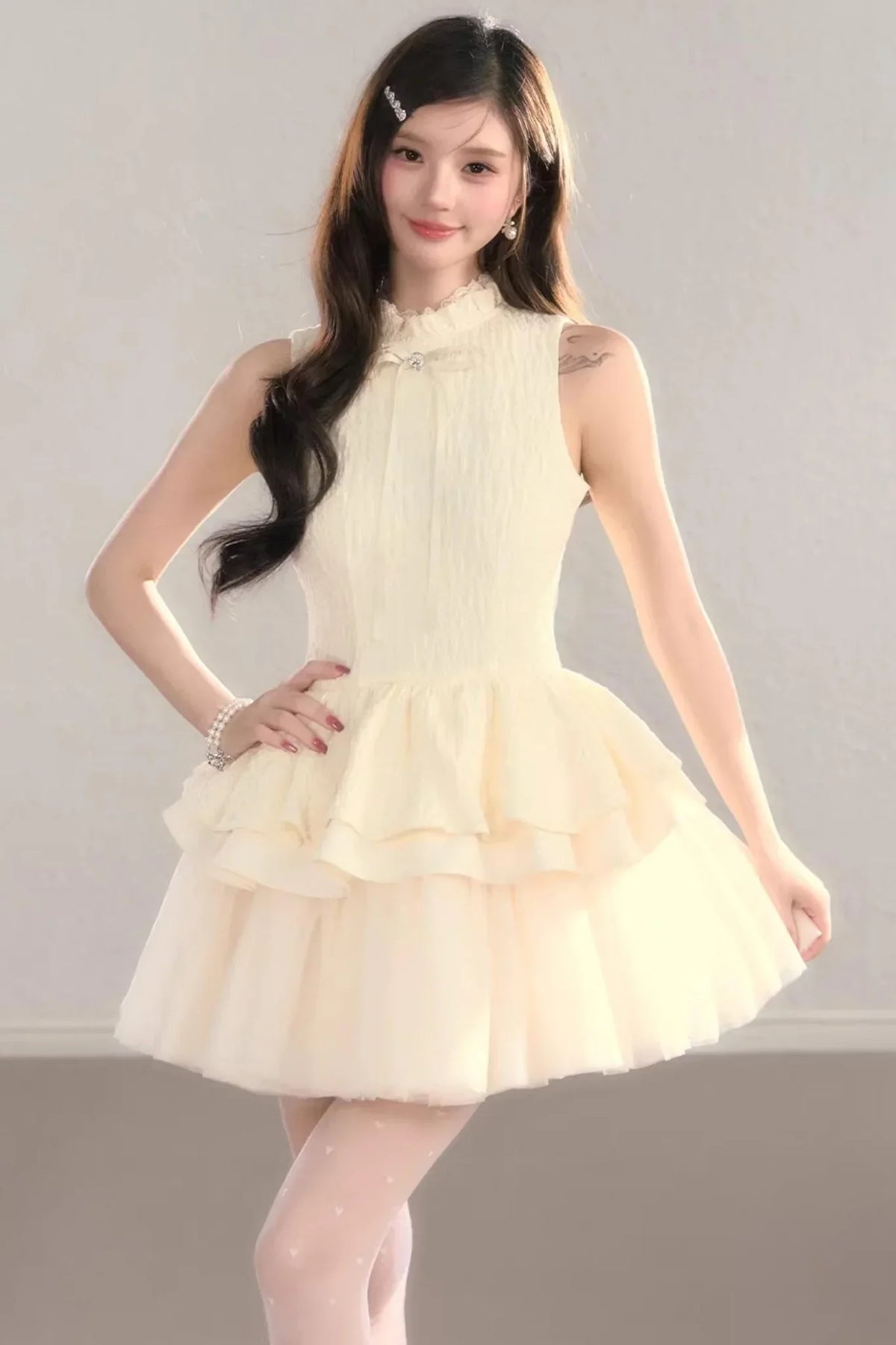 Minuet Waist-Cinching Dress