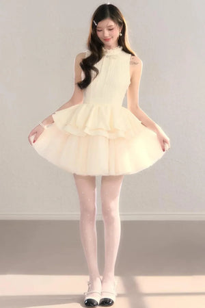 Minuet Waist-Cinching Dress