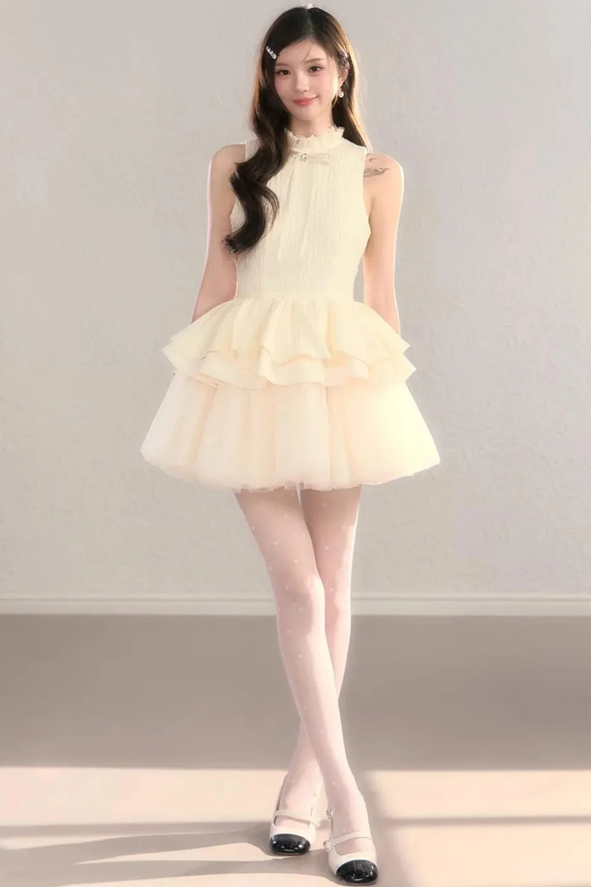 Minuet Waist-Cinching Dress