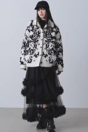 Mist Falling Mesh Skirt