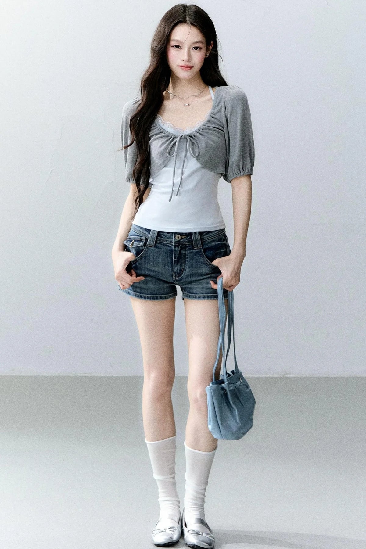 Mist Flower Color-Block Top Set-Up