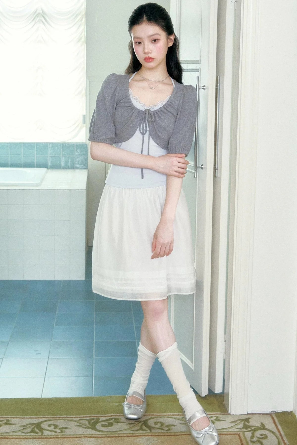 Mist Flower Color-Block Top Set-Up