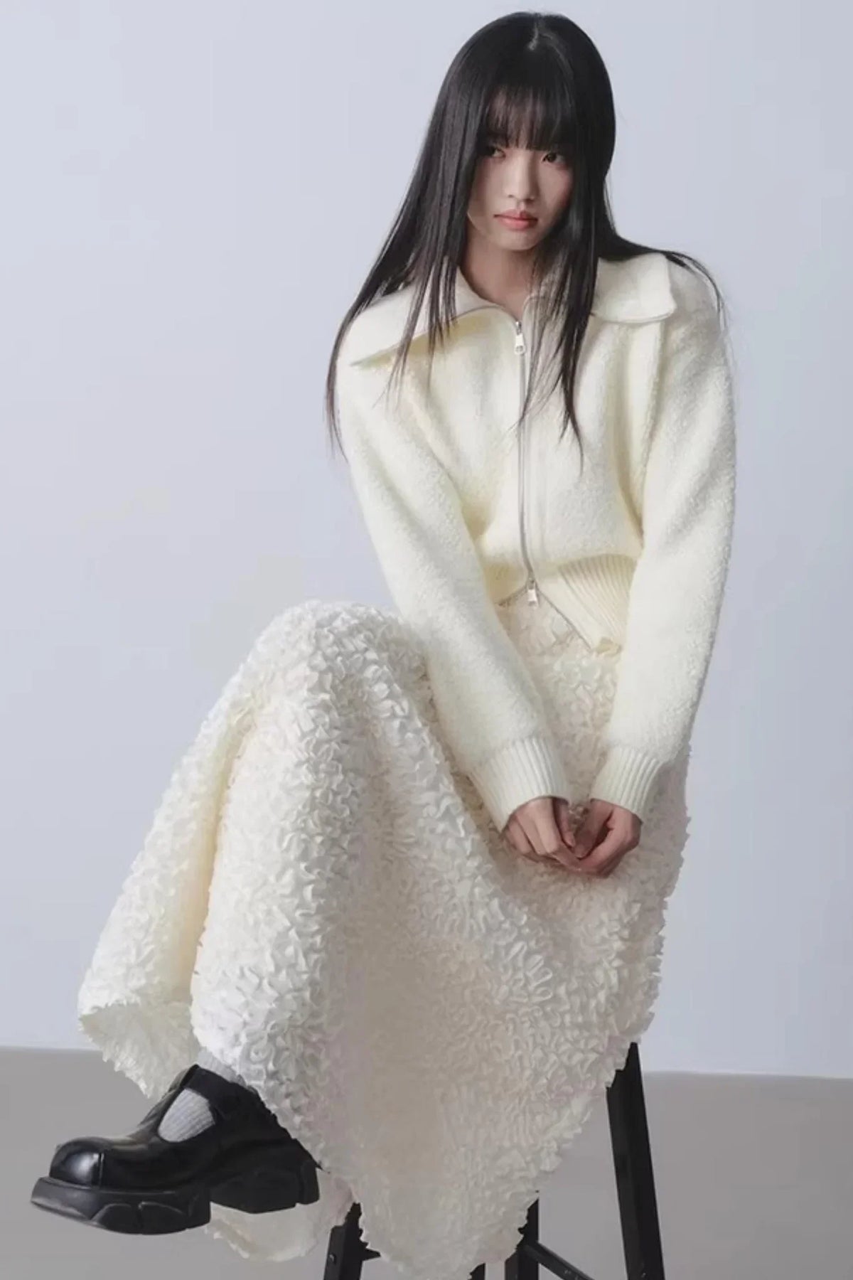 Mist Memo A-Line Skirt