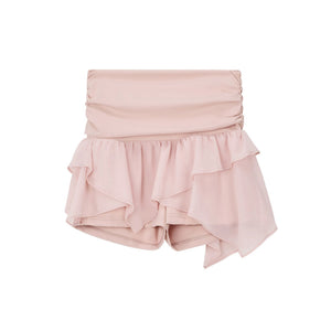 Mist Pink Asymmetrical Skirt