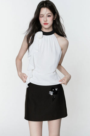 Misty Chiffon Tank Skirt Set-Up