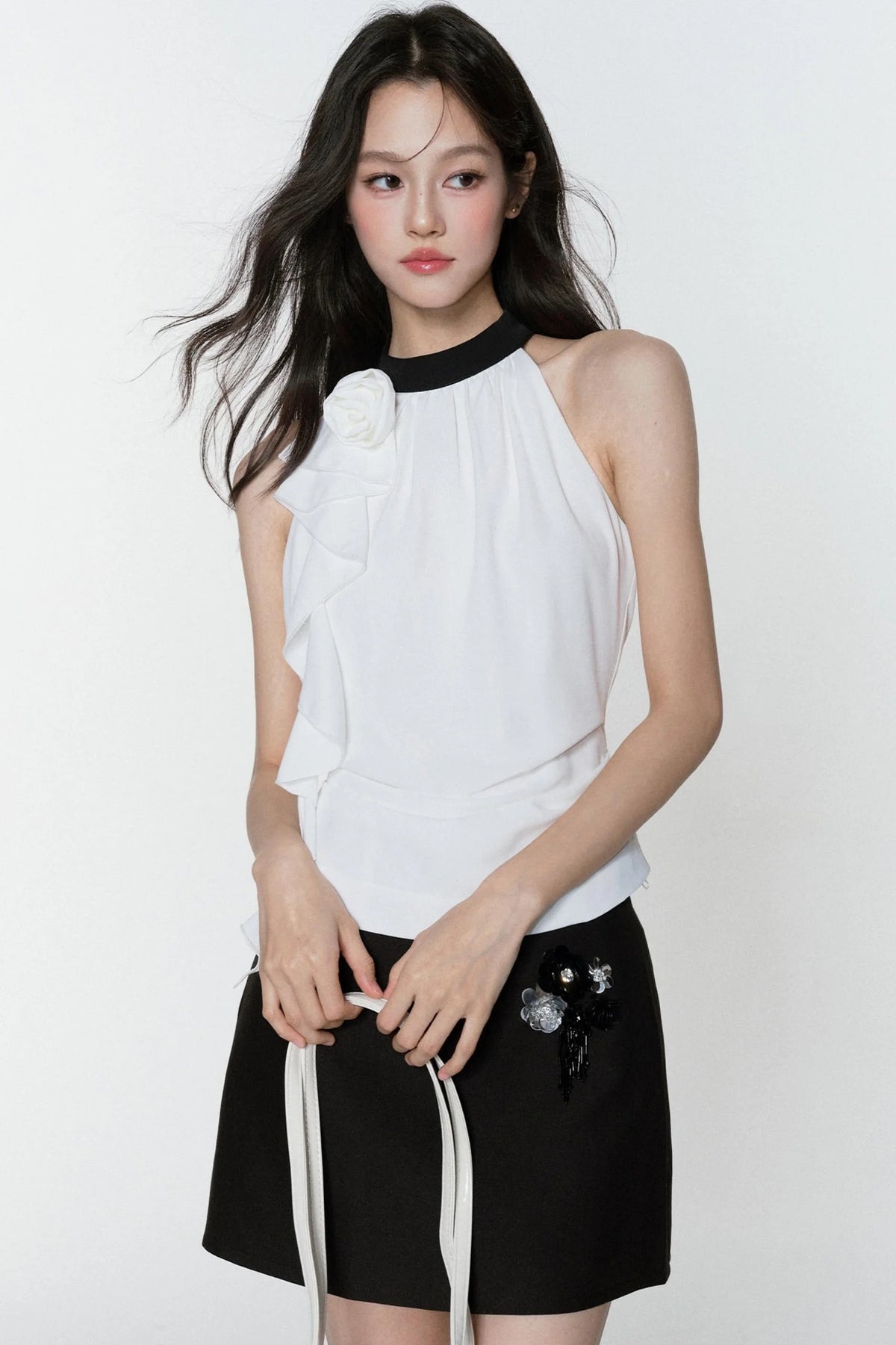 Misty Chiffon Tank Skirt Set-Up