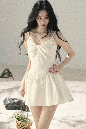 Misty French Puffy Dress Set
