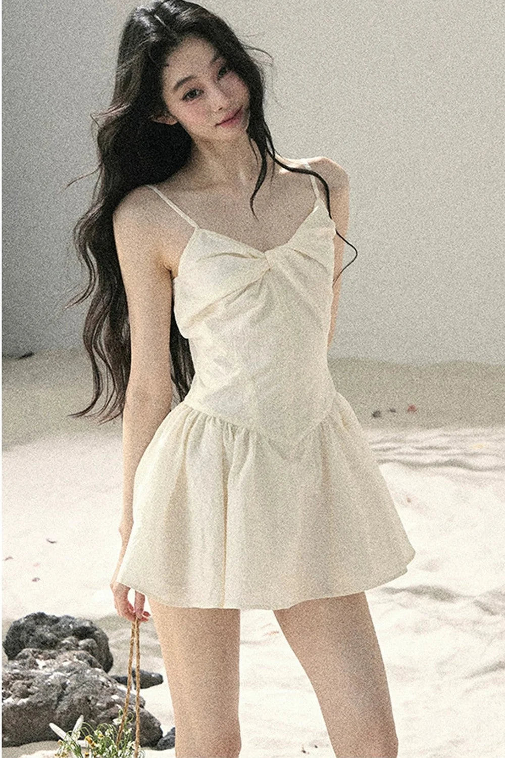 Misty French Puffy Dress Set