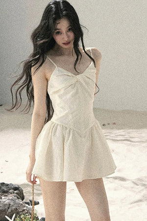 Misty French Puffy Dress Set