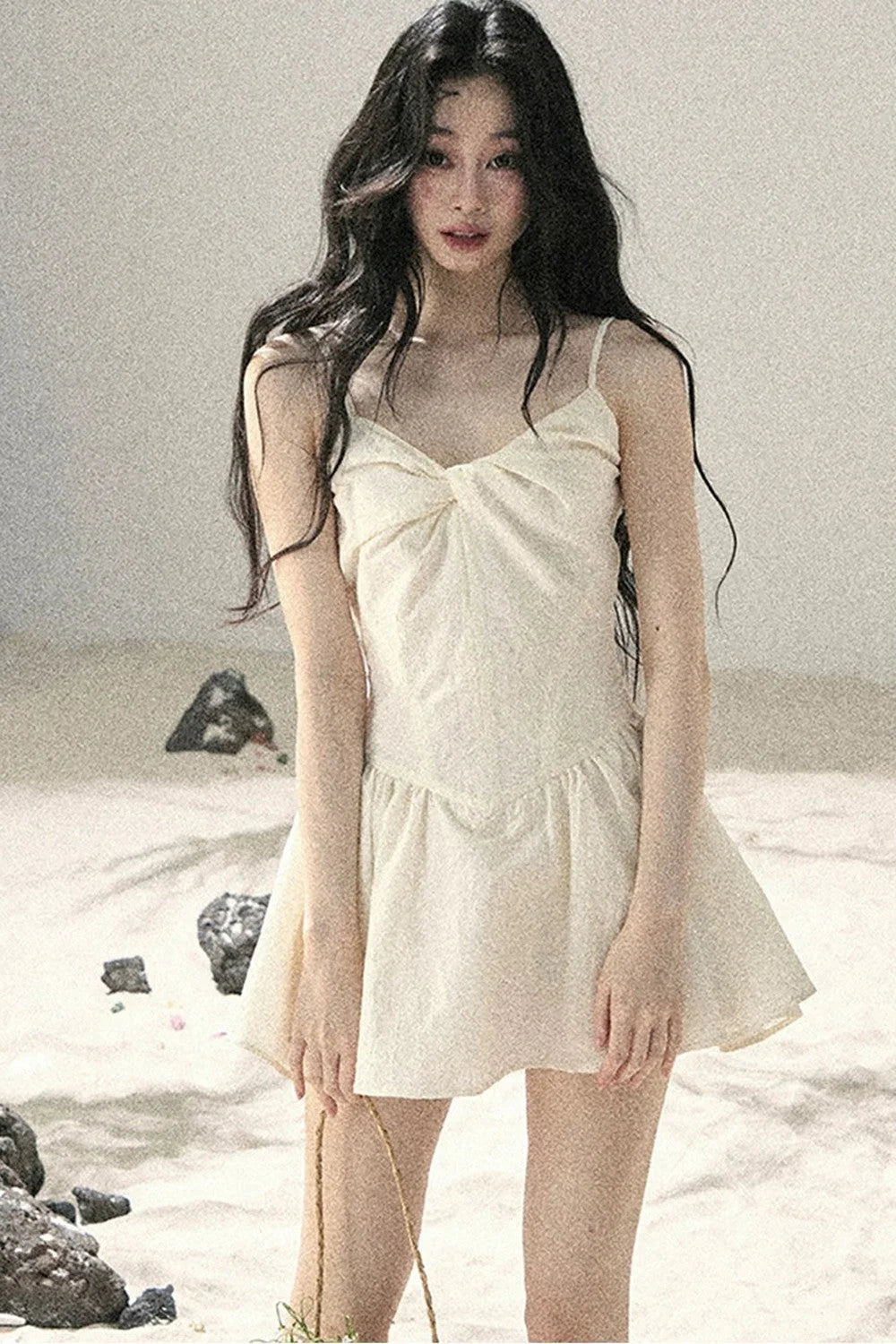 Misty French Puffy Dress Set