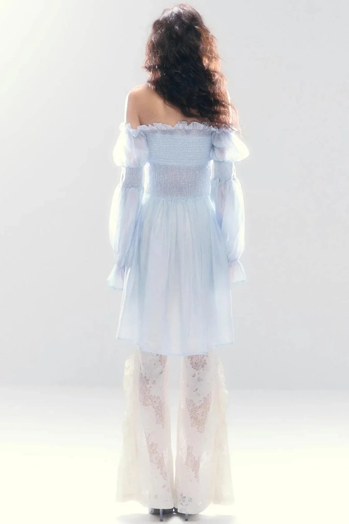 Misty French Ruched Dress