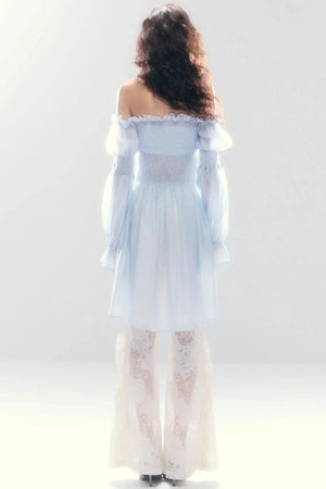 Misty French Ruched Dress