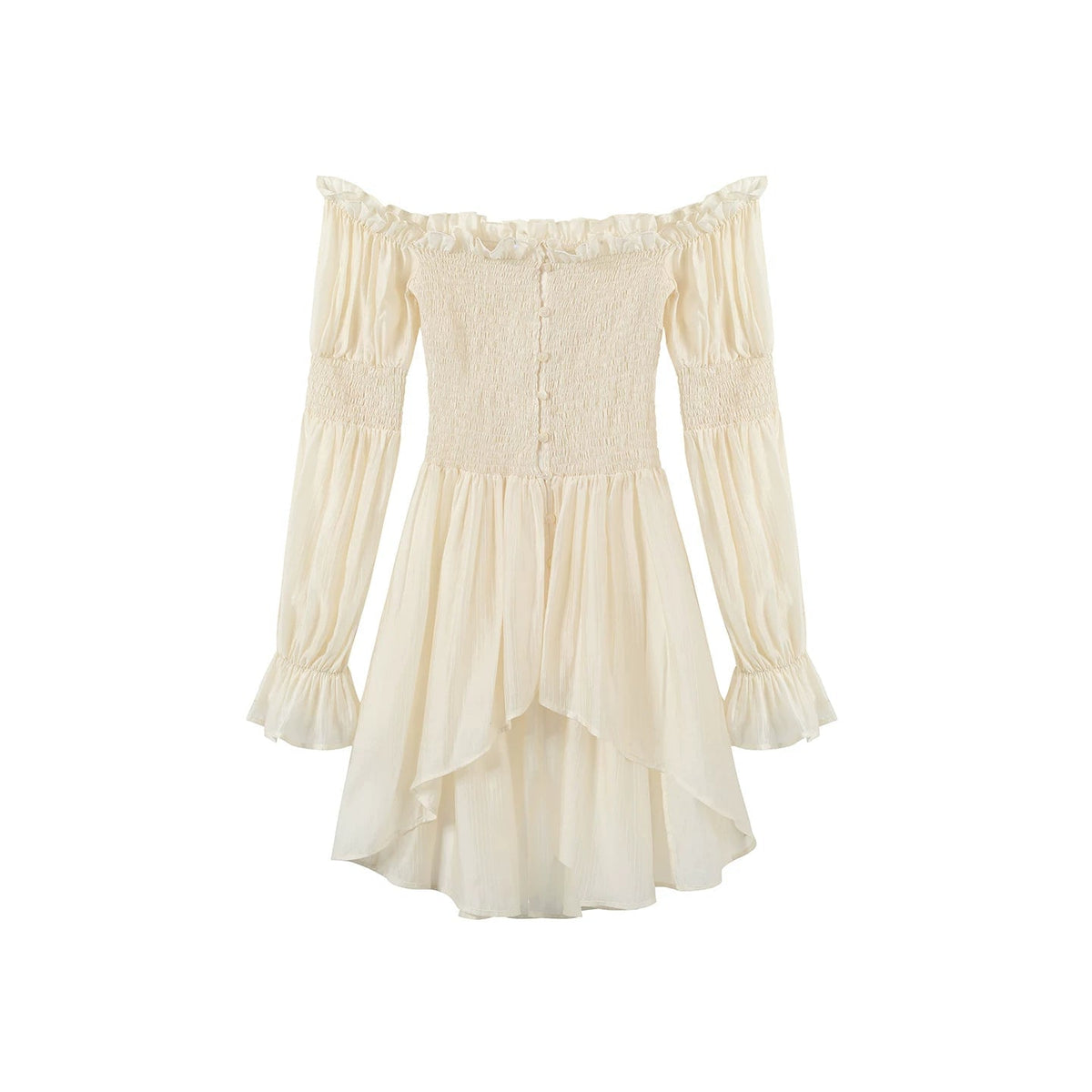 Misty French Ruched Dress