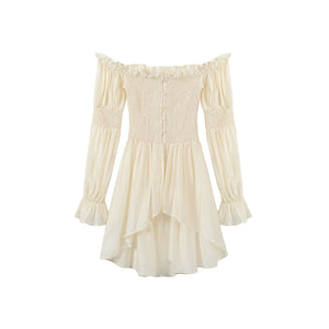 Misty French Ruched Dress