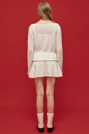 Misty Knit Skirt Top Set-Up