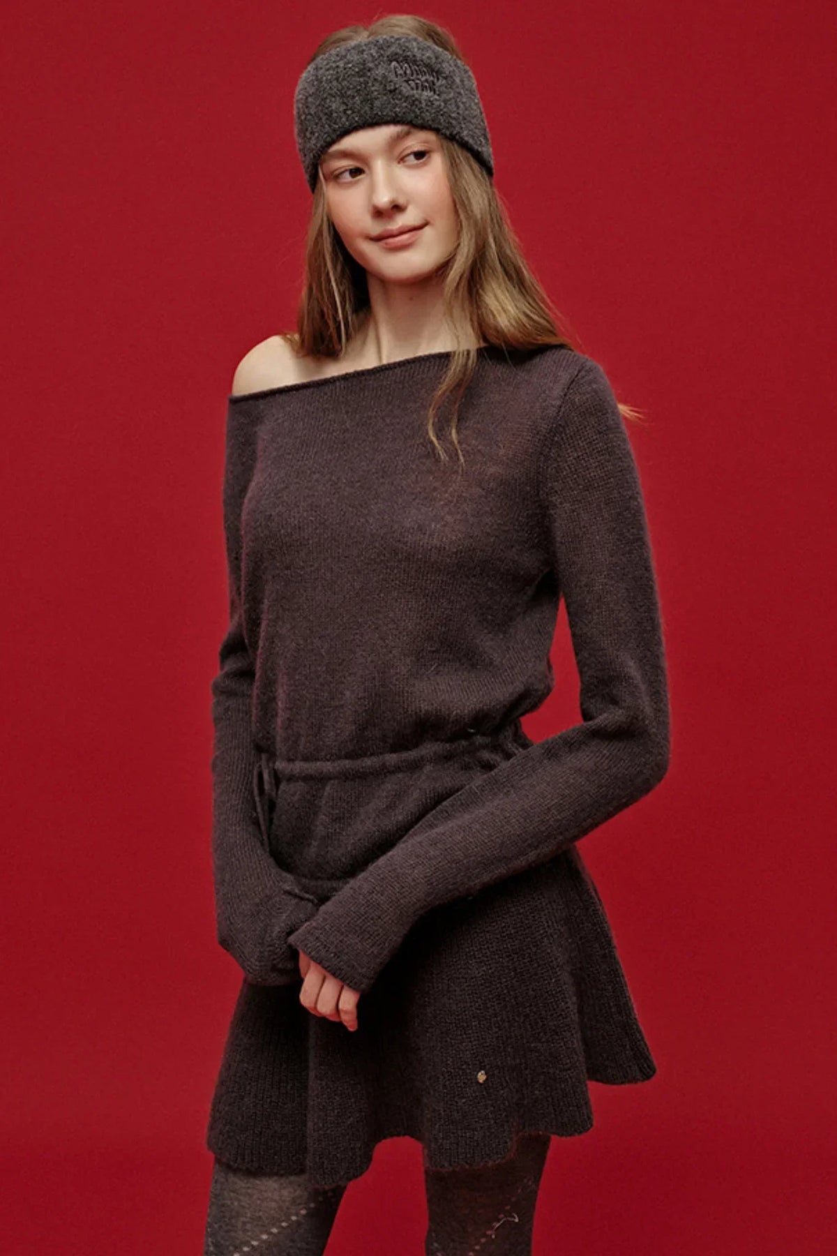 Misty Knit Skirt Top Set-Up