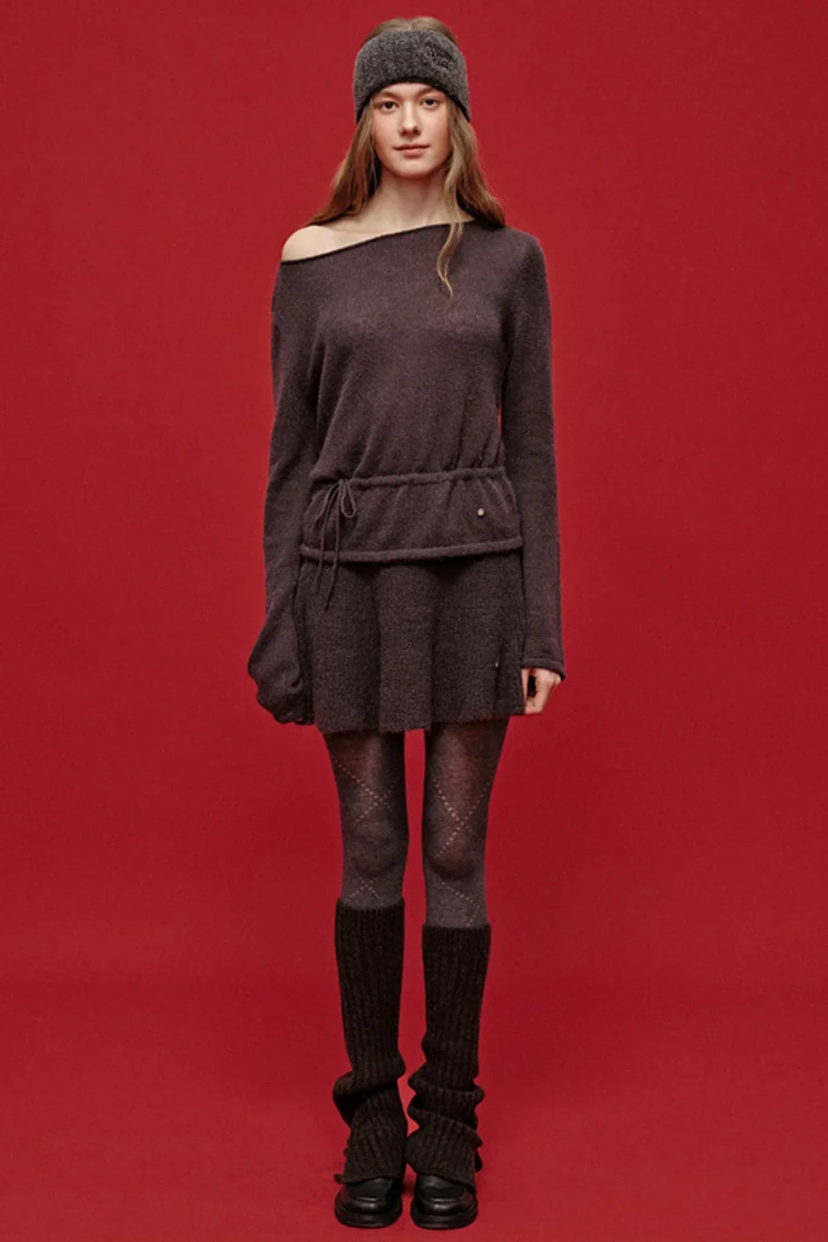Misty Knit Skirt Top Set-Up