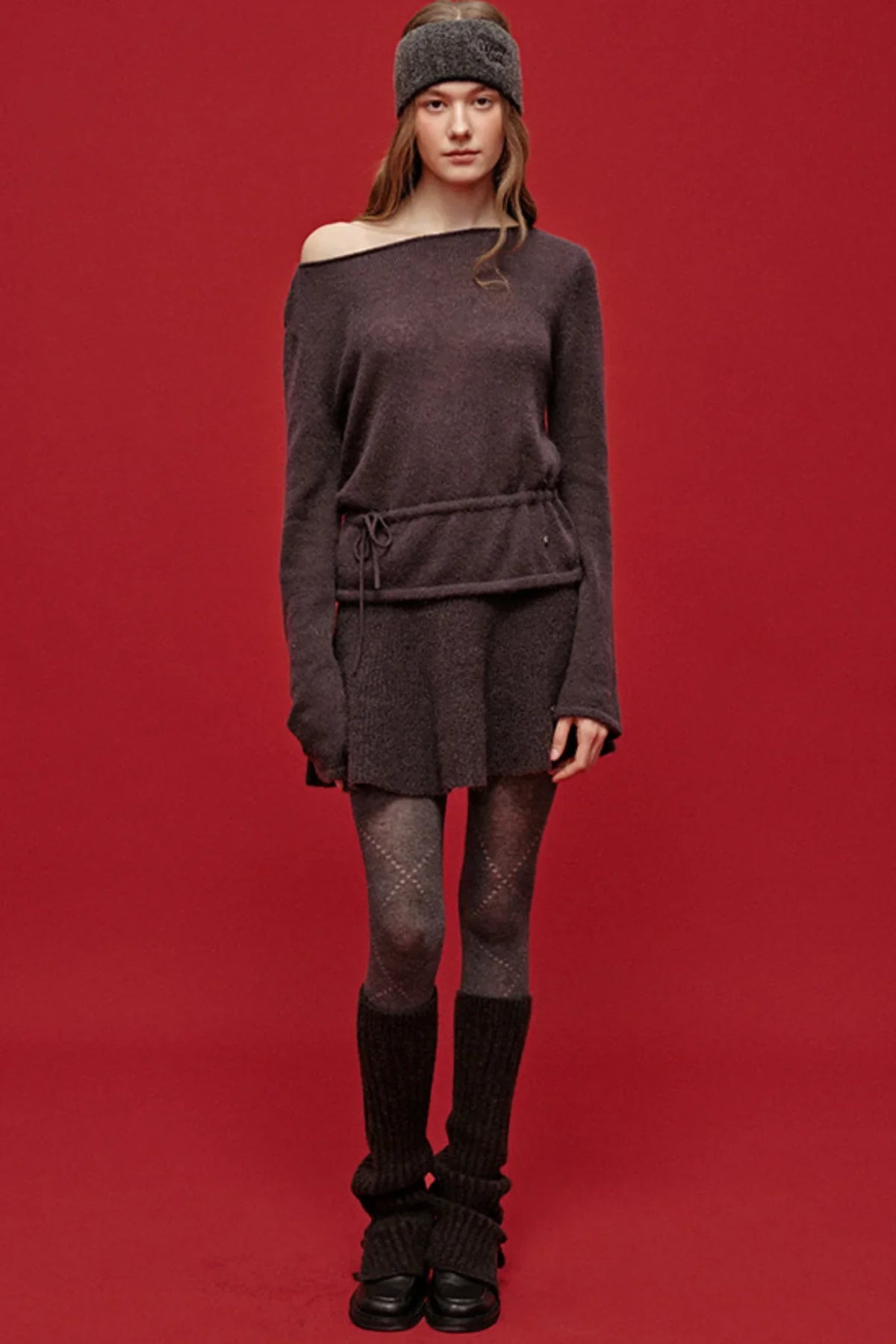 Misty Knit Skirt Top Set-Up