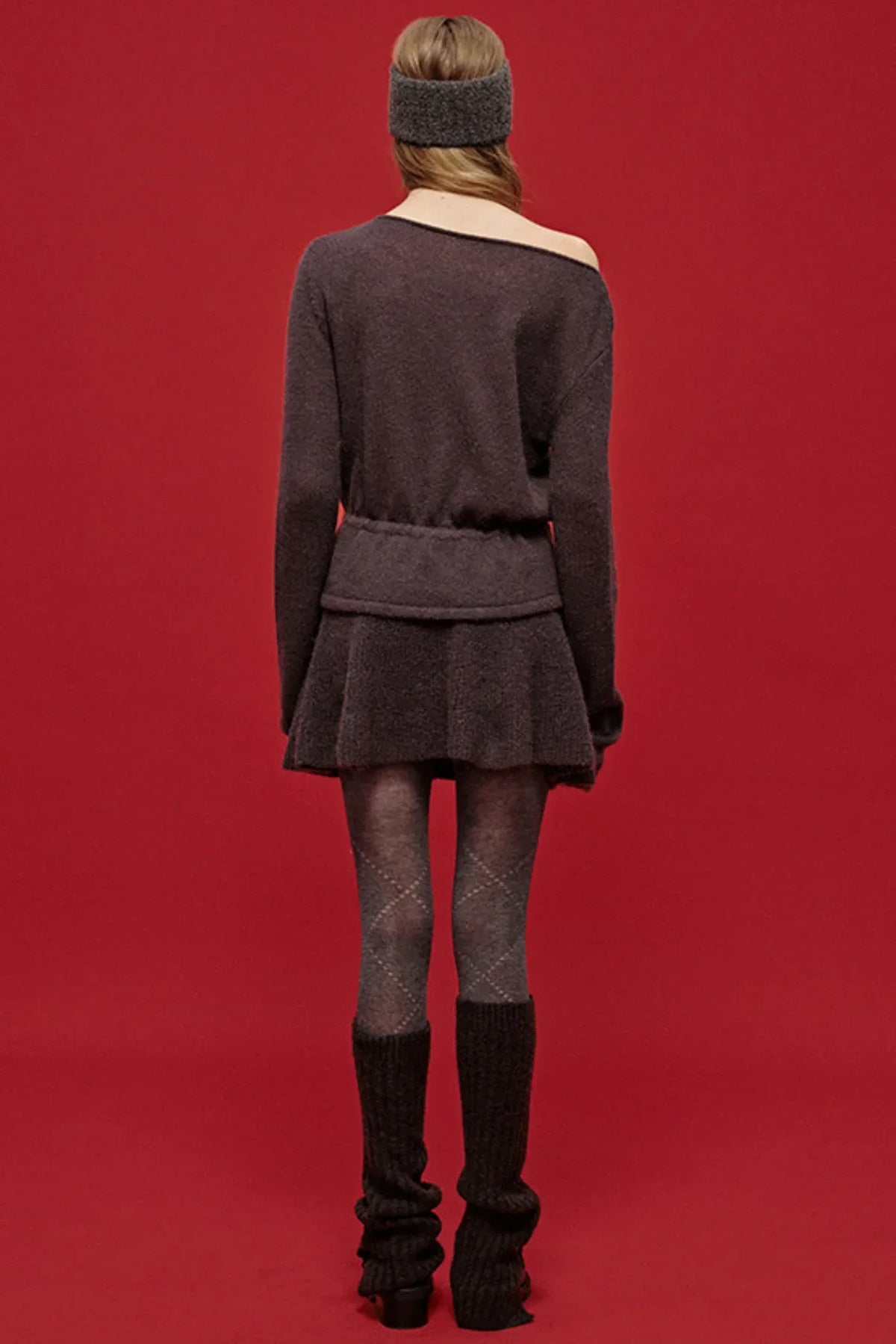Misty Knit Skirt Top Set-Up