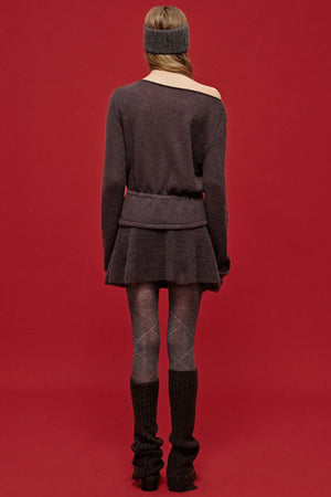 Misty Knit Skirt Top Set-Up