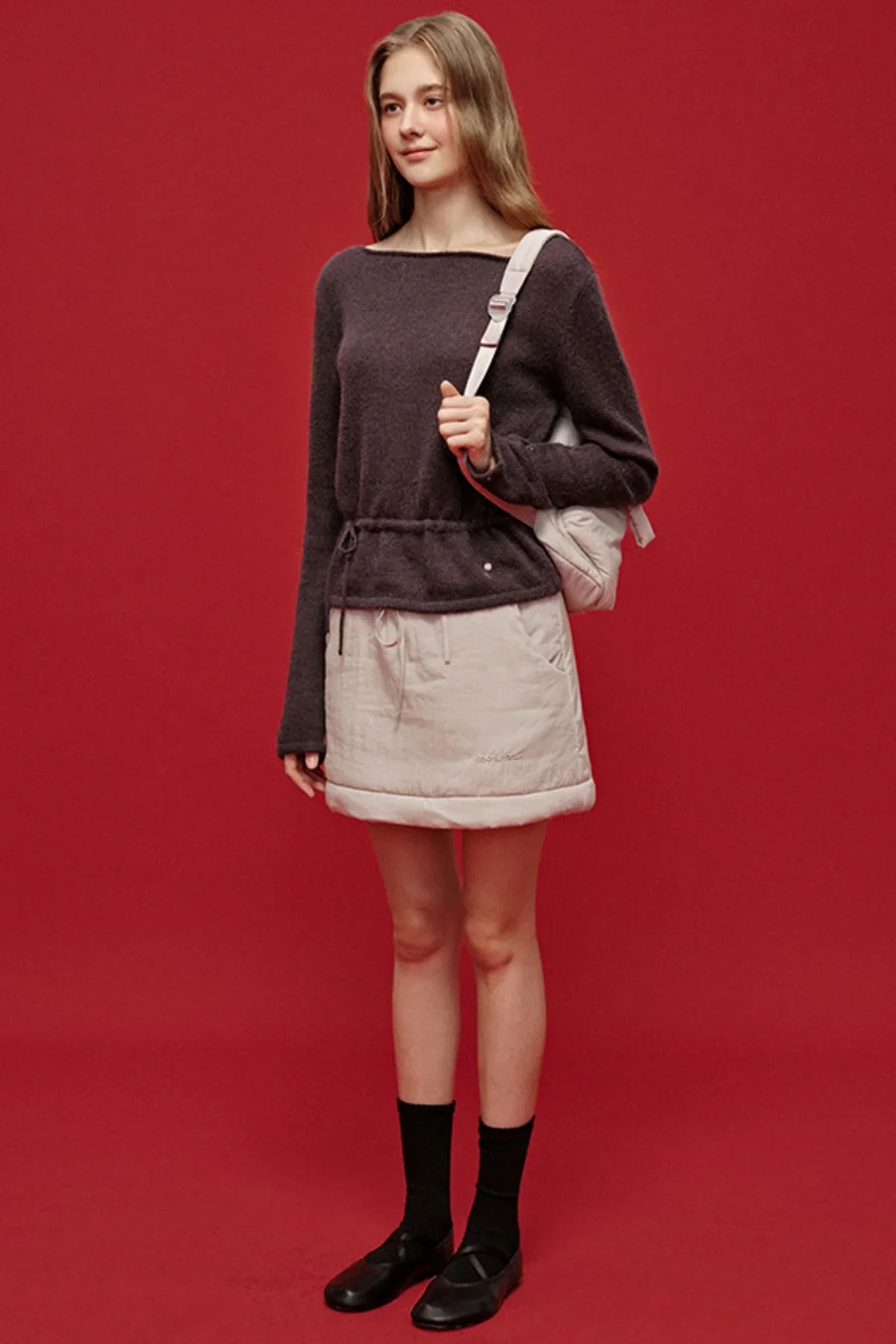 Misty Knit Skirt Top Set-Up