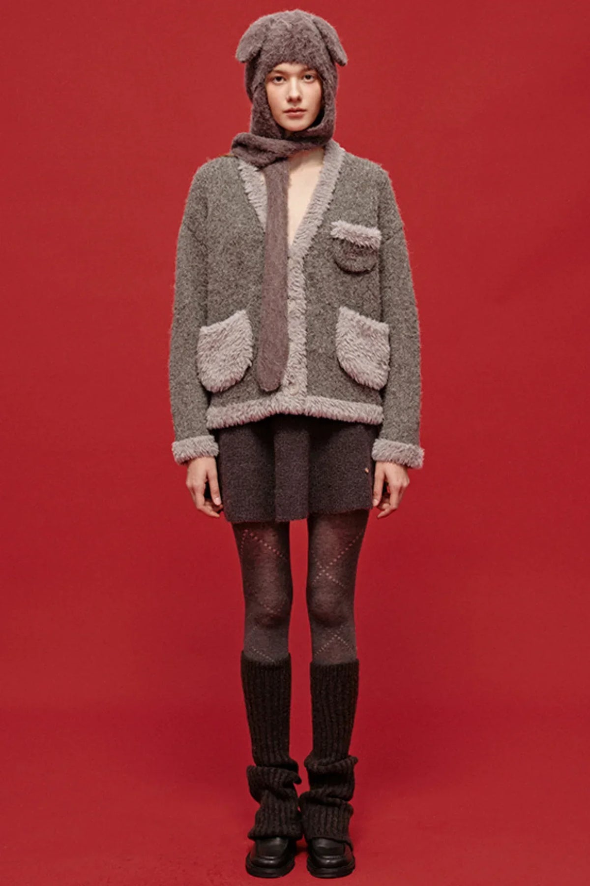 Misty Knit Skirt Top Set-Up