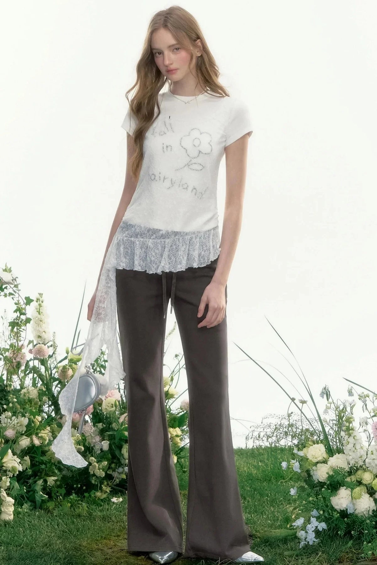 Misty Morning Lace Top Set-Up