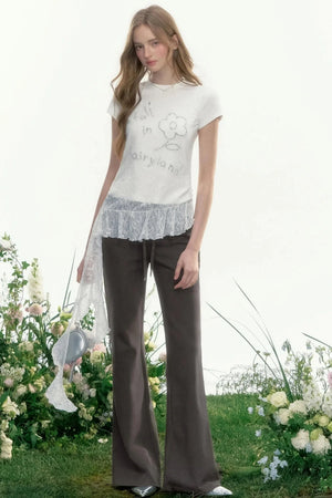 Misty Morning Lace Top Set-Up
